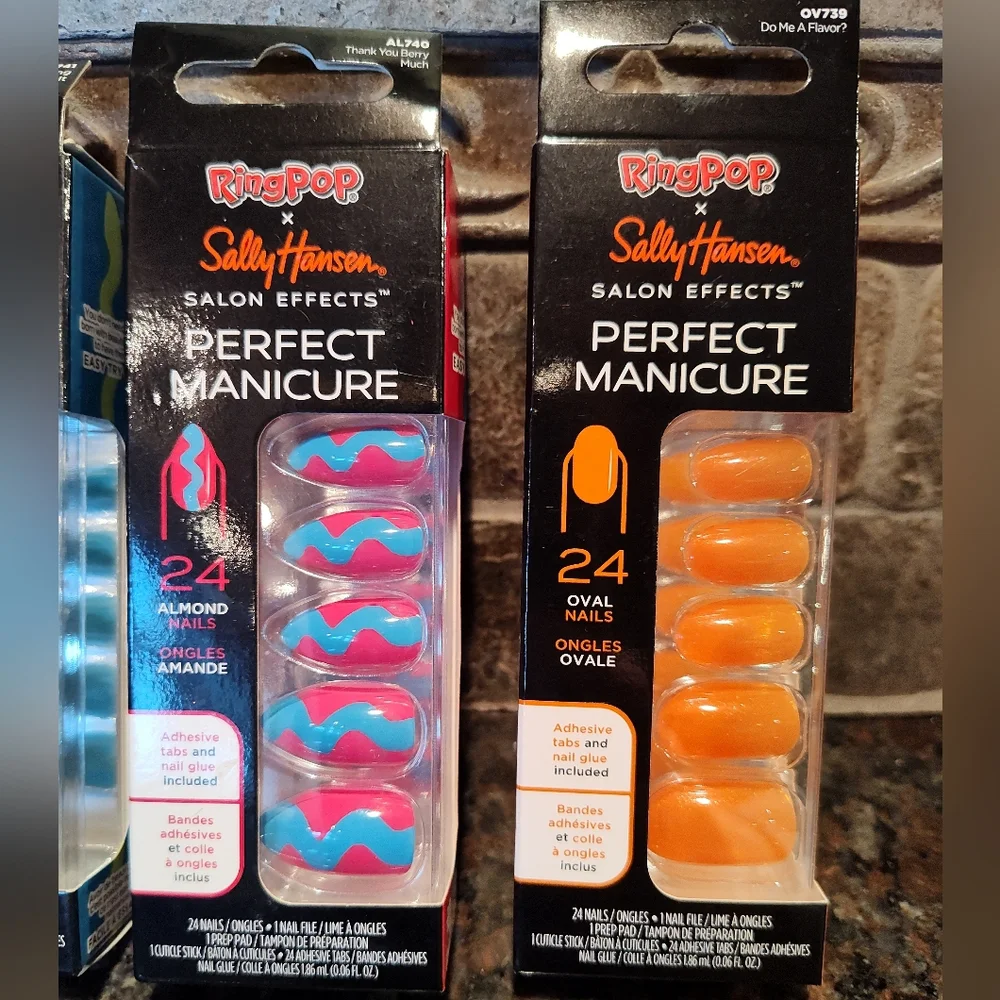 Sally Hansen Ring Pop Salon Effects Perfect Manicure, Set Of 4